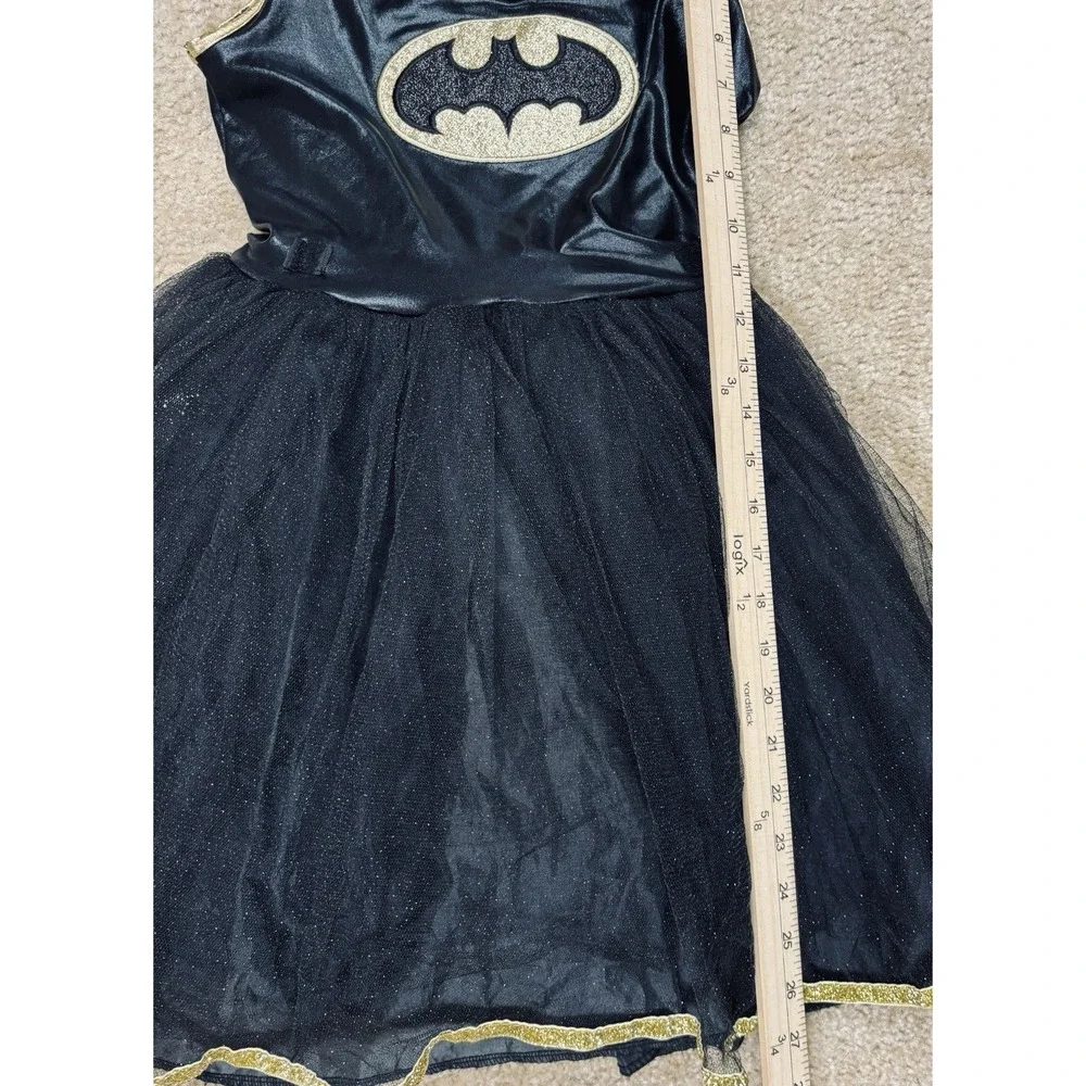 Rubie's Batgirl Girls Costume Dress Black Gold Youth Medium